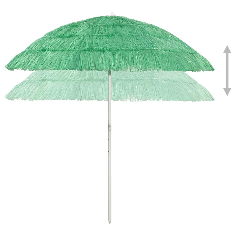 Load image into Gallery viewer, Vidaxl strandparasol hawaï 240 cm groen
