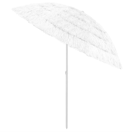 Vidaxl strandparasol hawaï 240 cm wit