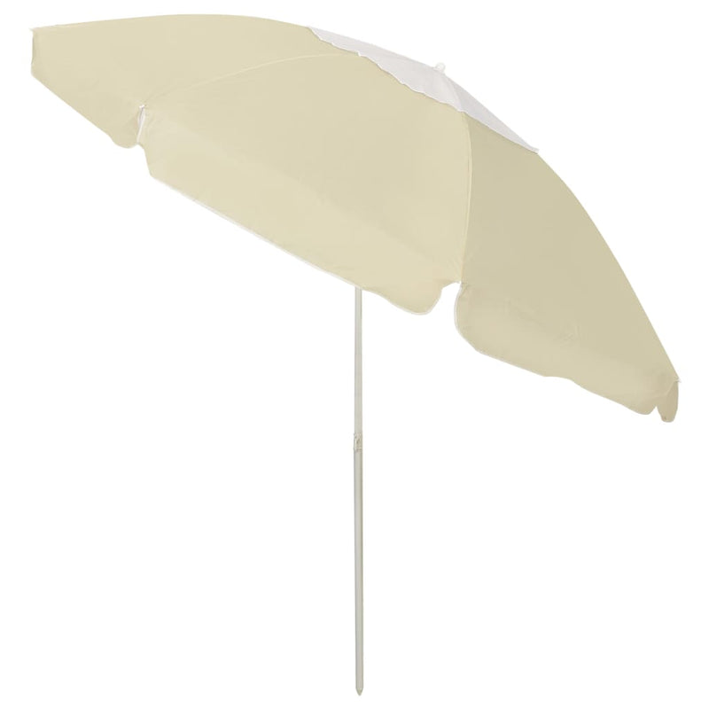 Afbeelding laden in galerijviewer, Vidaxl strandparasol 240 cm zandgeel

