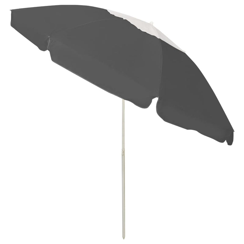 Load image into Gallery viewer, Vidaxl strandparasol 240 cm antracietkleurig
