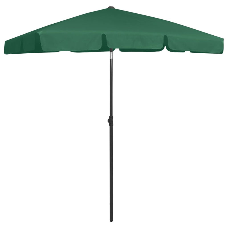 Load image into Gallery viewer, VidaXL Strandparasol 180x120 cm groen

