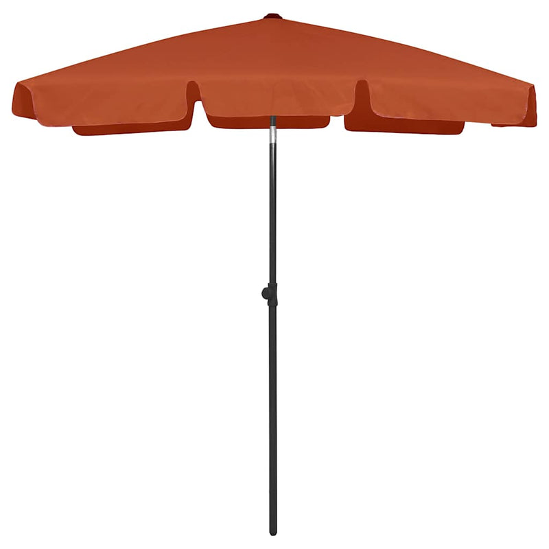 Load image into Gallery viewer, Vidaxl strandparasol 180x120 cm terracottakleurig
