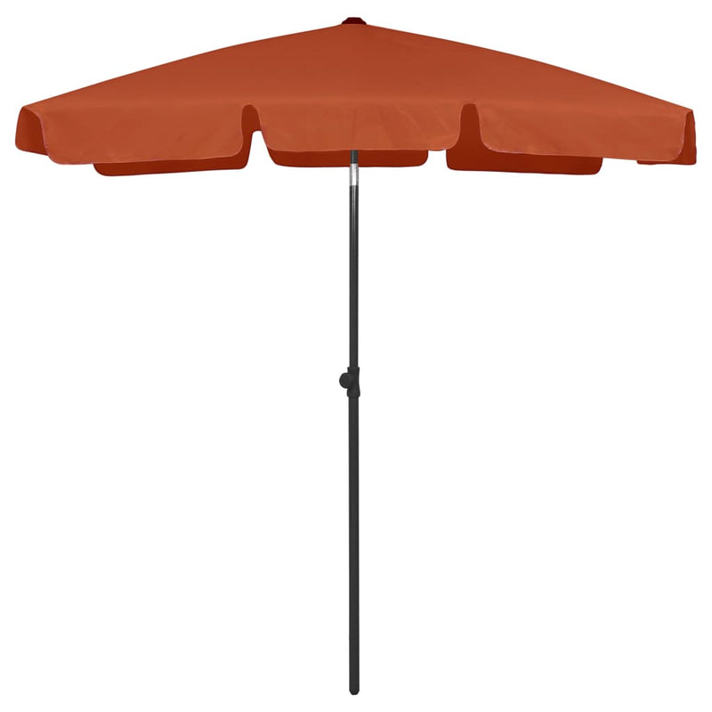 Load image into Gallery viewer, VidaXL Strandparasol 180x120 cm terracottakleurig
