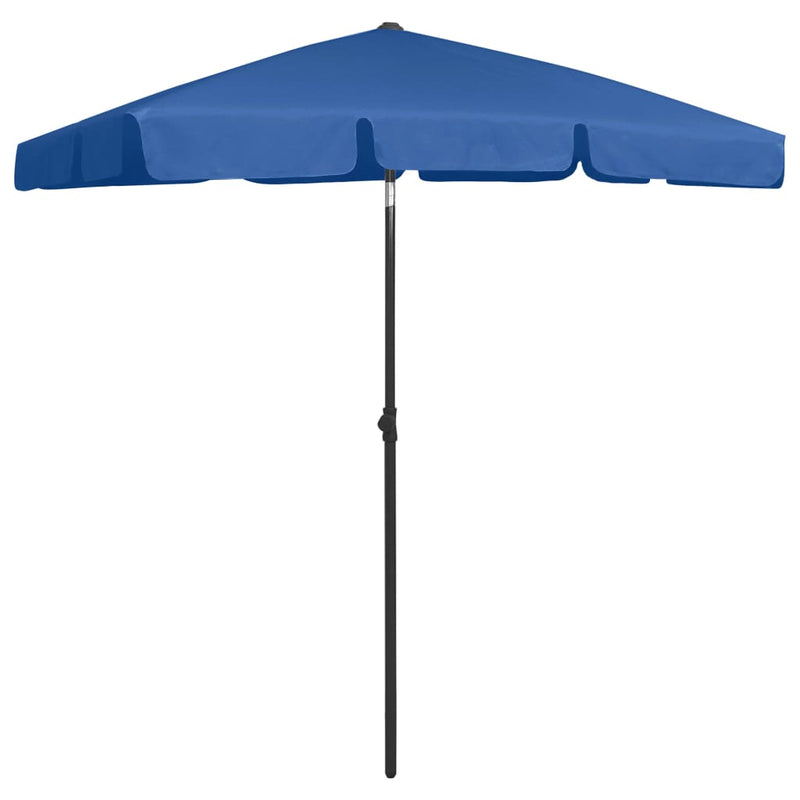 Load image into Gallery viewer, Vidaxl strandparasol 180x120 cm azuurblauw
