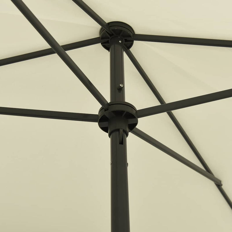 Load image into Gallery viewer, Vidaxl strandparasol 200x125 cm zandgeel
