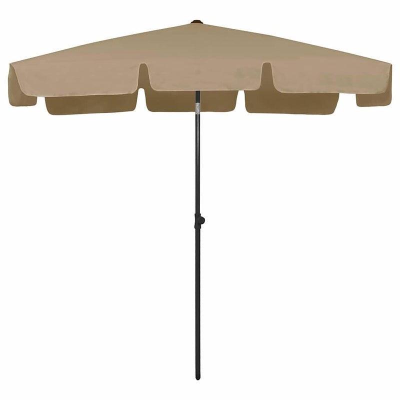 Load image into Gallery viewer, Vidaxl strandparasol 200x125 cm taupe
