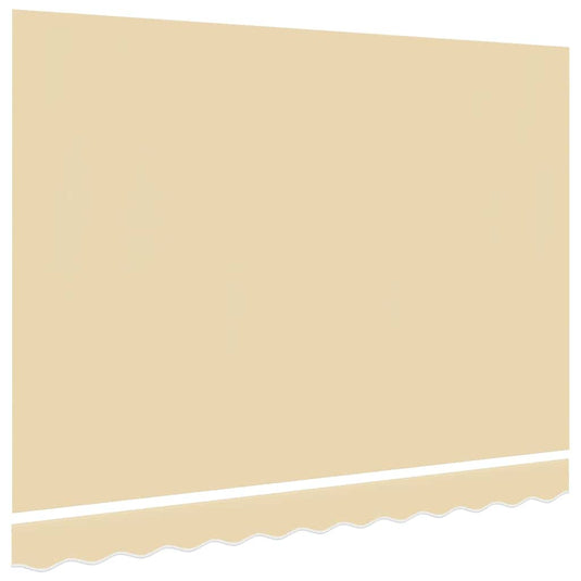 Vidaxl vervangingsdoek voor luifel 500x350 cm polyester crèmekleurig