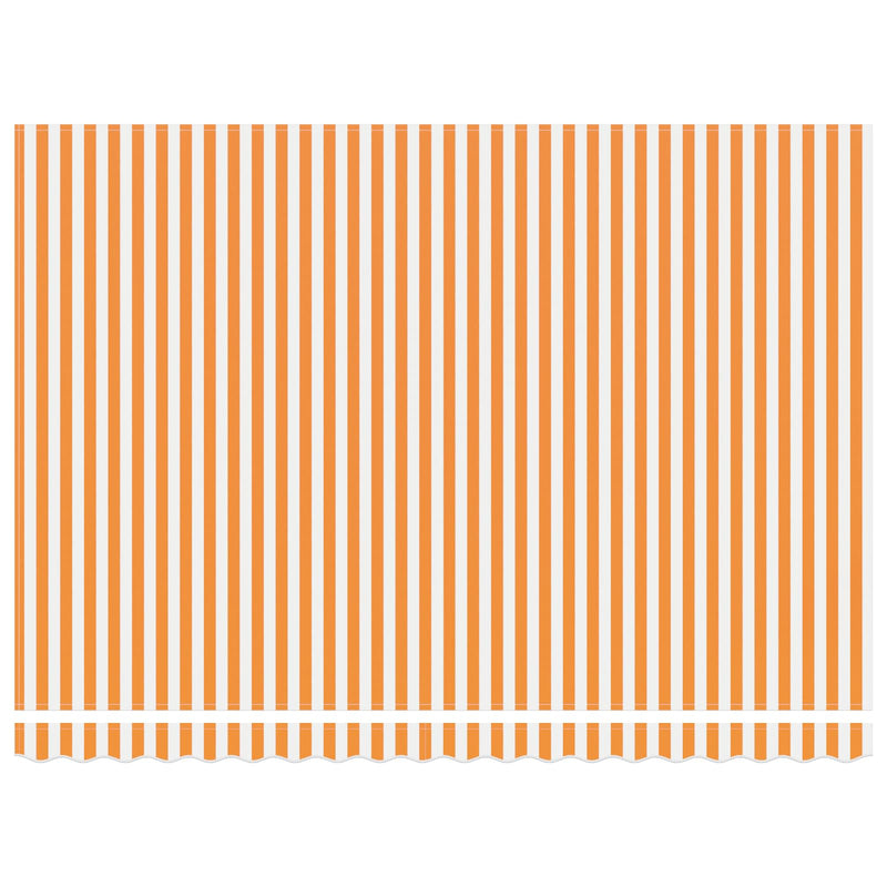 Load image into Gallery viewer, Vidaxl vervangingsdoek voor luifel 400x350 cm polyester geel en wit
