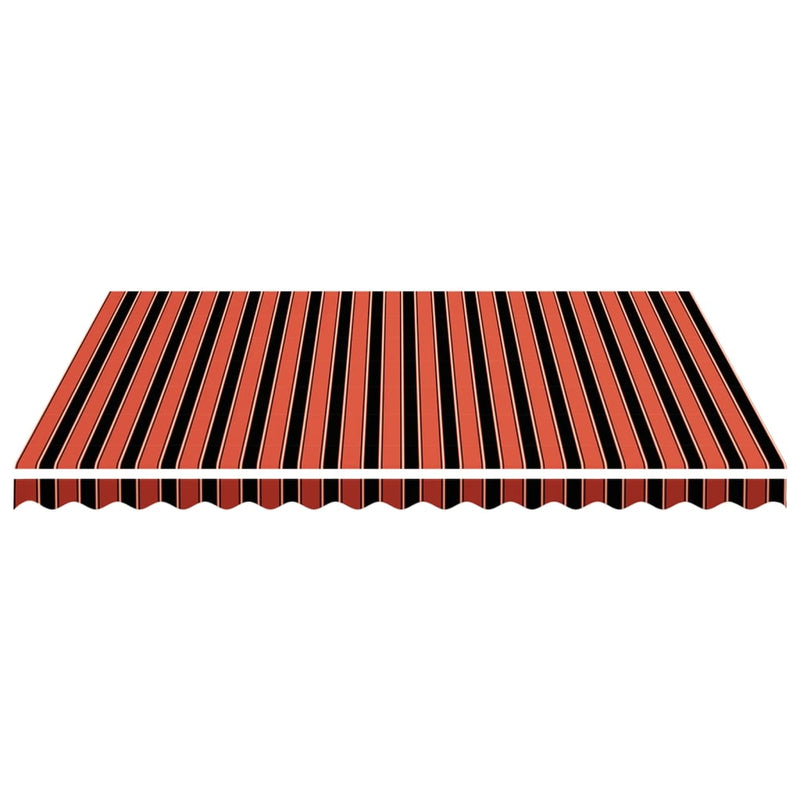 Load image into Gallery viewer, Vidaxl vervangingsdoek voor luifel 4,5x3,5 m oranje en bruin

