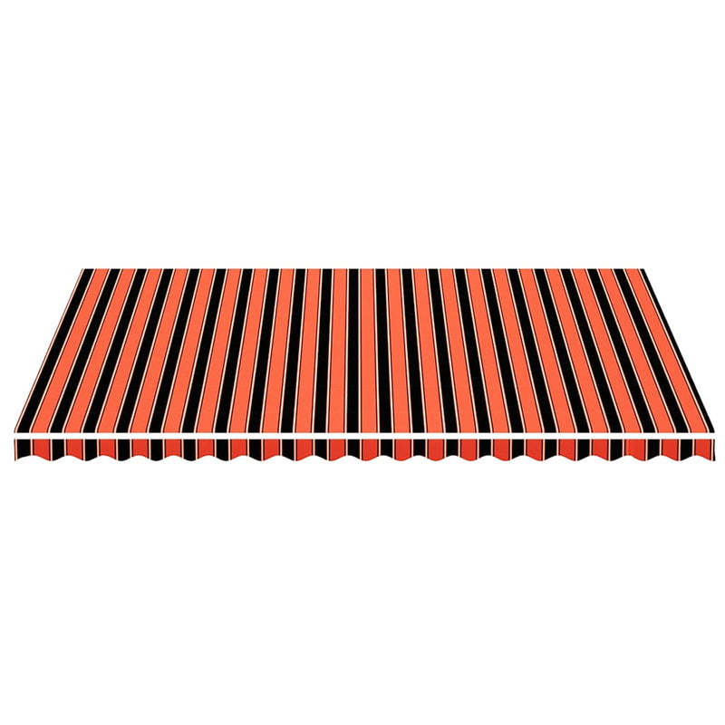 Load image into Gallery viewer, Vidaxl vervangingsdoek voor luifel 5x3,5 m oranje en bruin
