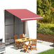 Vidaxl vervangingsdoek voor luifel 300x250 cm polyester bordeauxrood