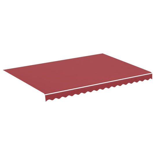 Vidaxl vervangingsdoek voor luifel 350x250 cm polyester bordeauxrood
