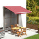 Vidaxl vervangingsdoek voor luifel 350x250 cm polyester bordeauxrood
