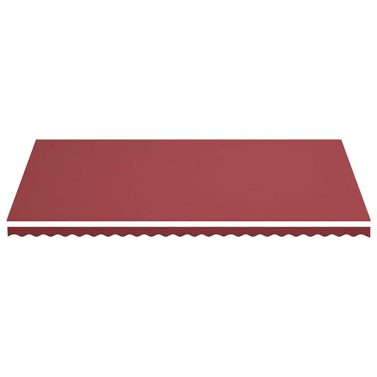 Vidaxl vervangingsdoek voor luifel 600x350 cm polyester bordeauxrood