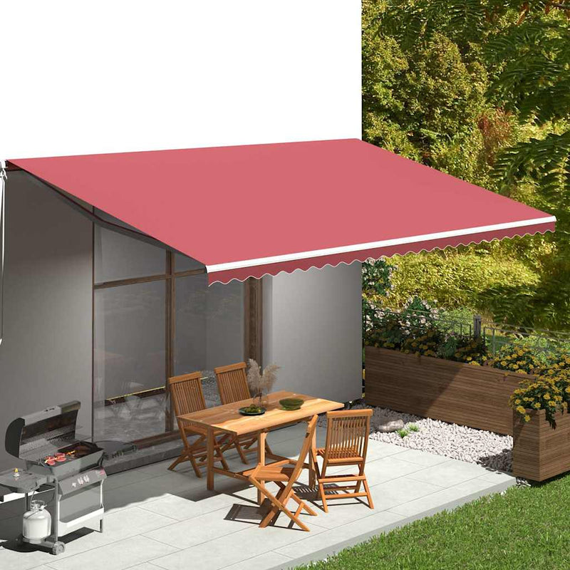 Load image into Gallery viewer, Vidaxl vervangingsdoek voor luifel 600x350 cm polyester bordeauxrood

