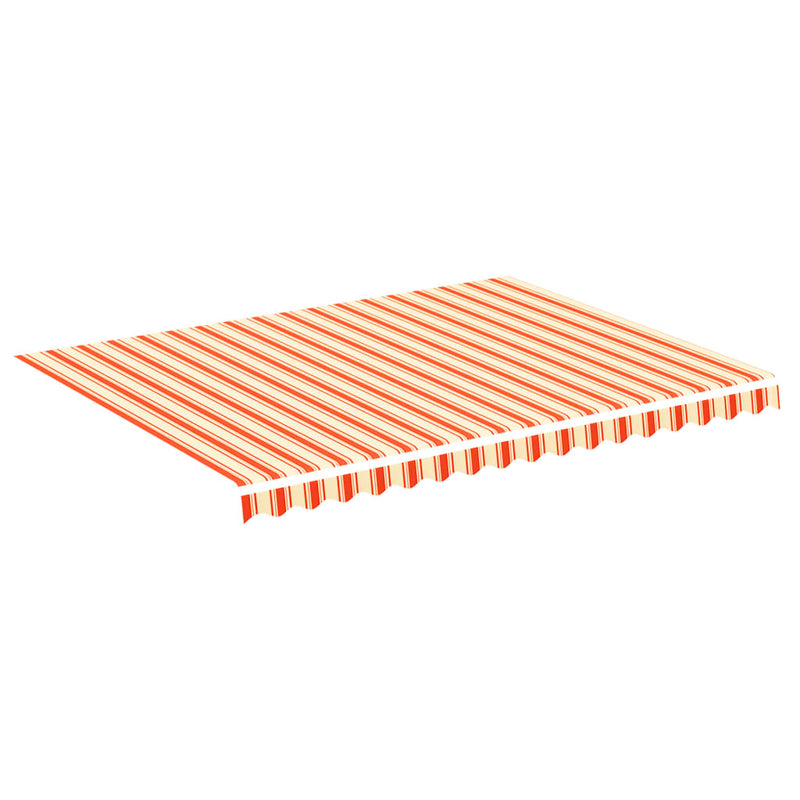 Afbeelding laden in galerijviewer, Vidaxl vervangingsdoek voor luifel 4x3 m geel en oranje
