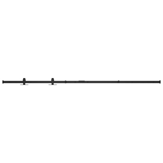 Vidaxl ophangset voor minischuifdeur 183 cm koolstofstaal