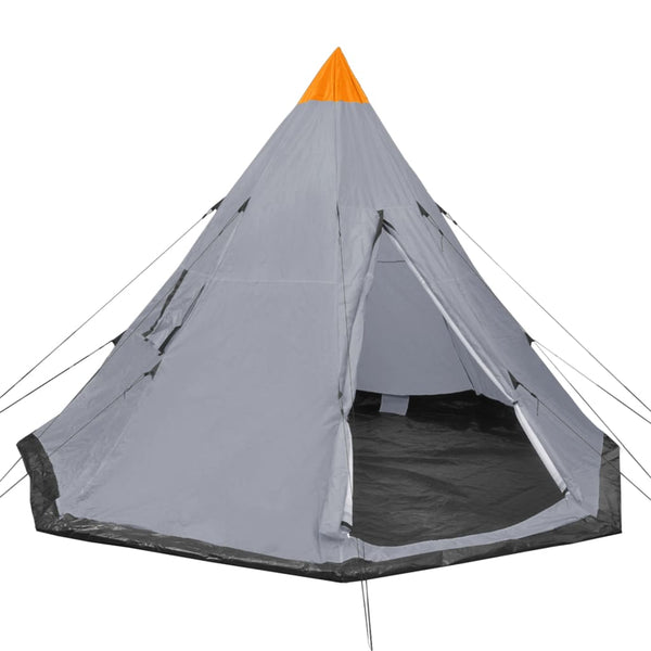 VidaXL Tent 4-persoons grijs