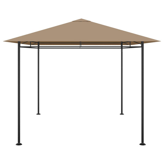 Vidaxl prieel 180 g m² 384x281x270 cm taupe