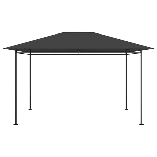 Vidaxl prieel 180 g m² 384x281x270 cm antracietkleurig