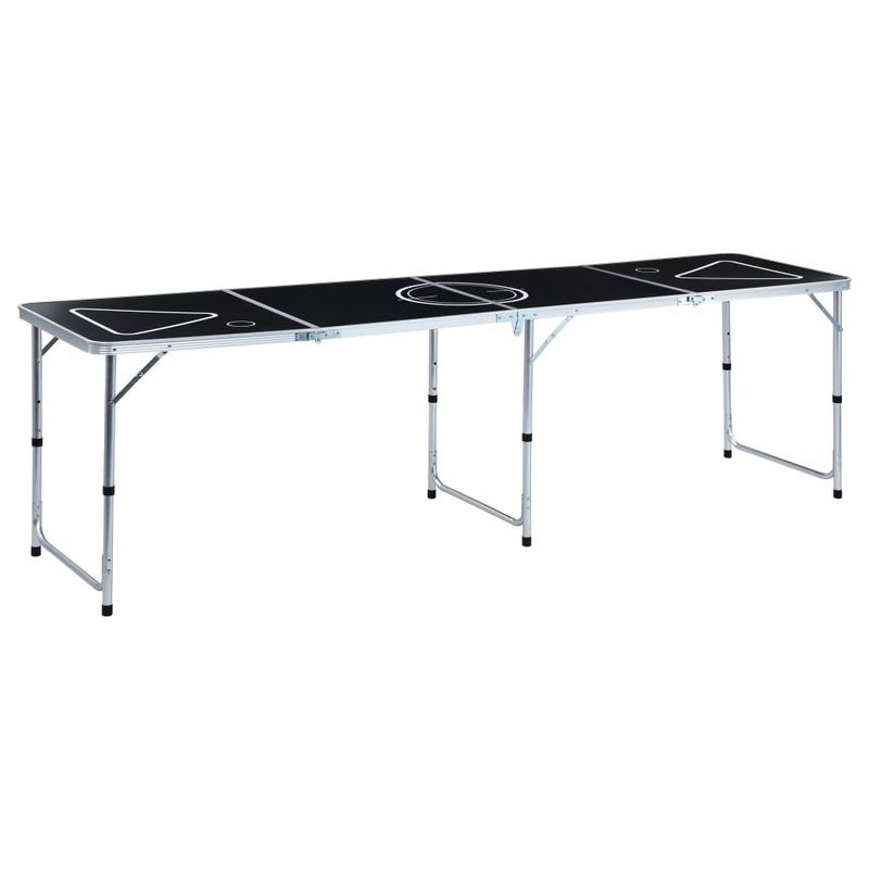Load image into Gallery viewer, VidaXL Bierpongtafel met bekers en ballen inklapbaar 240 cm
