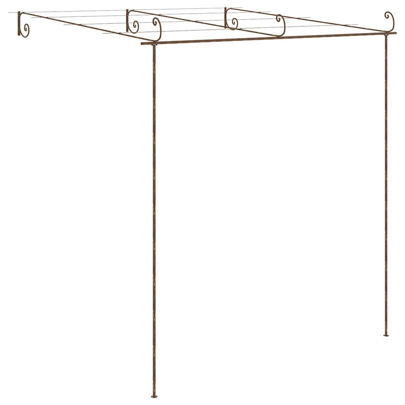 Load image into Gallery viewer, Vidaxl tuinpergola 3x3x2,5 m ijzer antiekbruin
