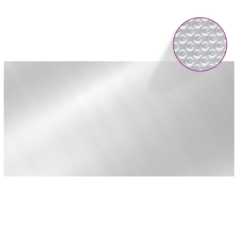 Load image into Gallery viewer, VidaXL Zwembadfolie solar drijvend rechthoekig 10x5 m PE zilverkleurig
