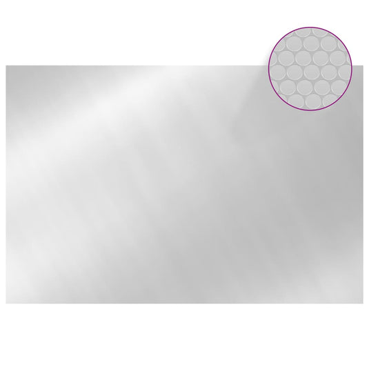 Vidaxl zwembadhoes 300x200 cm pe zilverkleurig