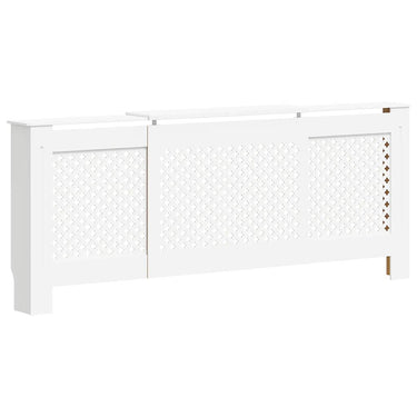 Vidaxl radiatorombouw 205 cm mdf wit