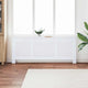 Vidaxl radiatorombouw 205 cm mdf wit