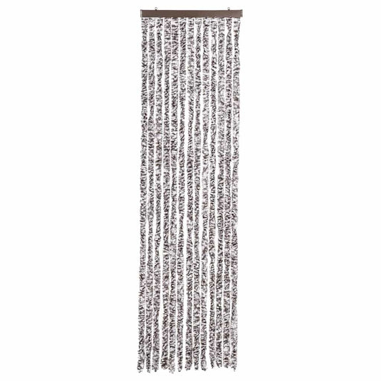 Vidaxl vliegengordijn 56x200 cm chenille bruin en beige