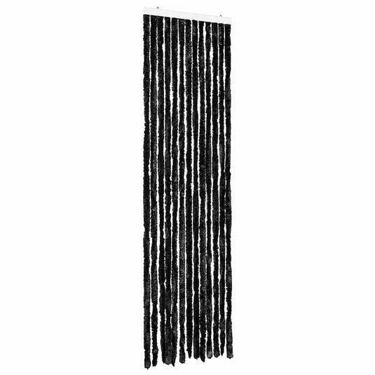 Vidaxl vliegengordijn 56x200 cm chenille antraciet