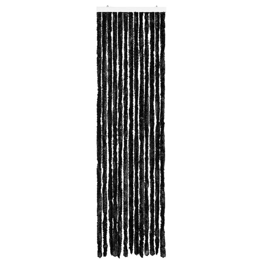 Vidaxl vliegengordijn 56x200 cm chenille antraciet