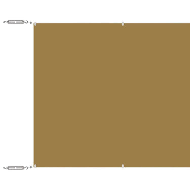 Vidaxl luifel verticaal 60x1200 cm oxford stof beige