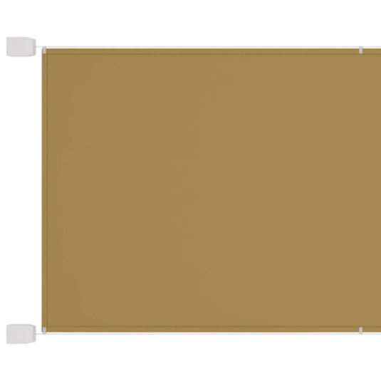 Vidaxl luifel verticaal 100x270 cm oxford stof beige