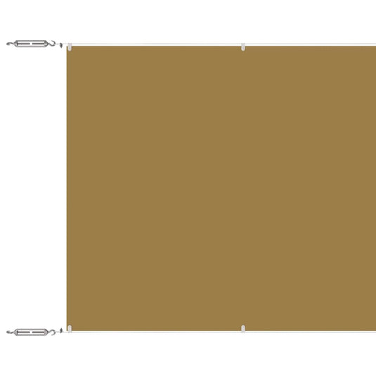 Vidaxl luifel verticaal 100x1000 cm oxford stof beige