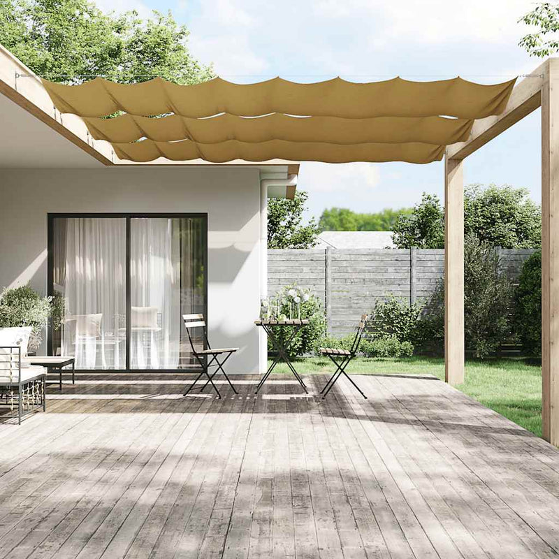 Load image into Gallery viewer, Vidaxl luifel verticaal 140x1000 cm oxford stof beige

