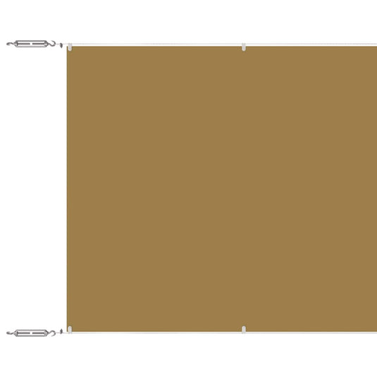 Vidaxl luifel verticaal 140x1200 cm oxford stof beige