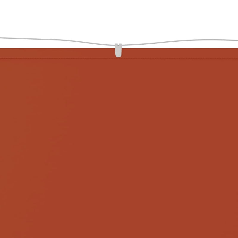 Load image into Gallery viewer, Vidaxl luifel verticaal 60x600 cm oxford stof terracottakleurig
