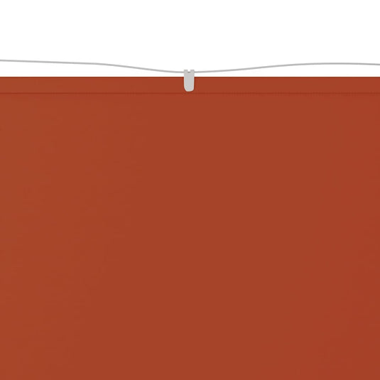 Vidaxl luifel verticaal 60x1000 cm oxford stof terracottakleurig