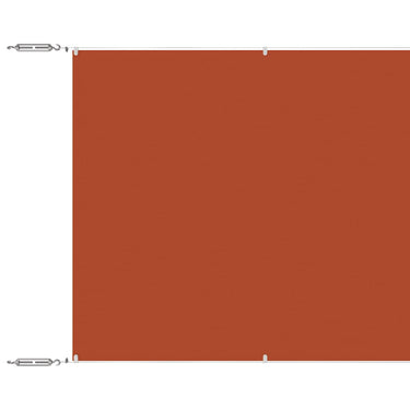 Vidaxl luifel verticaal 100x1000 cm oxford stof terracottakleurig