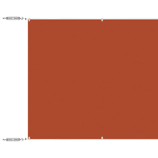 Vidaxl luifel verticaal 140x800 cm oxford stof terracottakleurig