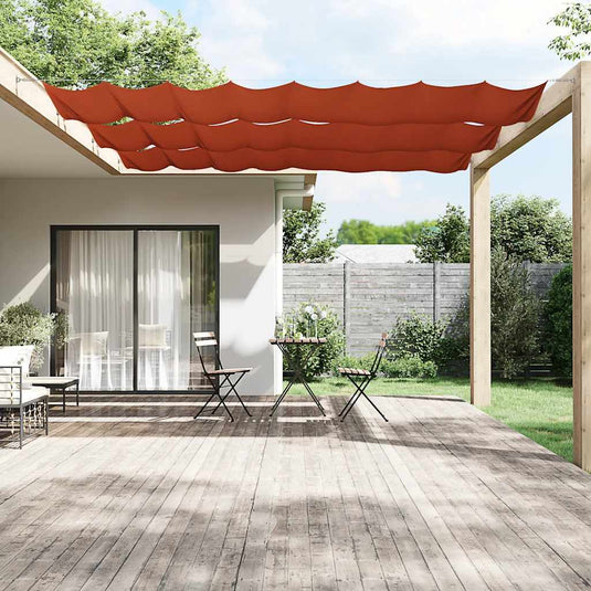 Vidaxl luifel verticaal 180x600 cm oxford stof terracottakleurig