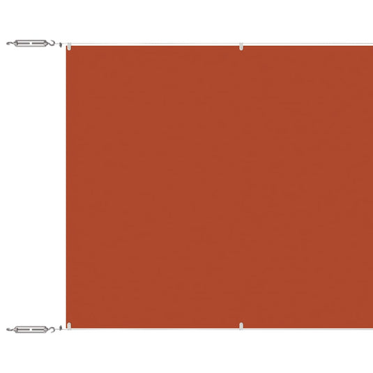 Vidaxl luifel verticaal 180x1200 cm oxford stof terracottakleurig