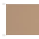 Vidaxl luifel verticaal 60x270 cm oxford stof taupe