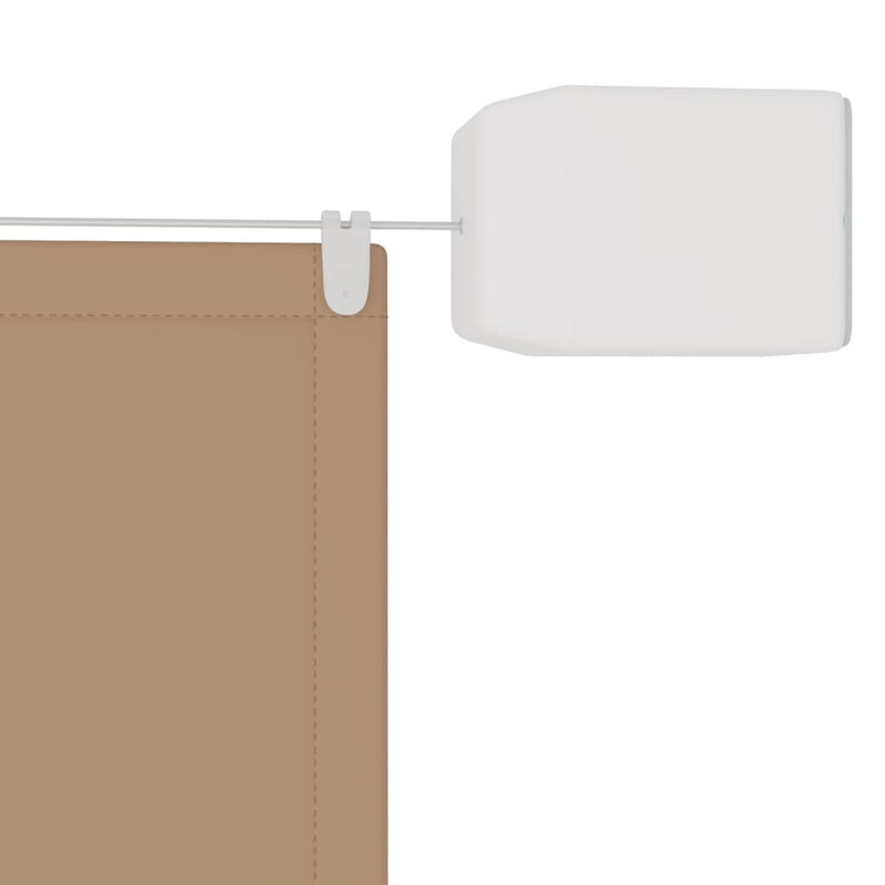 Load image into Gallery viewer, Vidaxl luifel verticaal 60x270 cm oxford stof taupe
