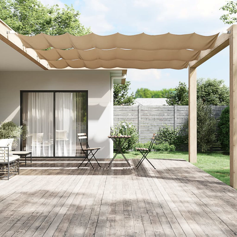 Load image into Gallery viewer, Vidaxl luifel verticaal 60x420 cm oxford stof taupe

