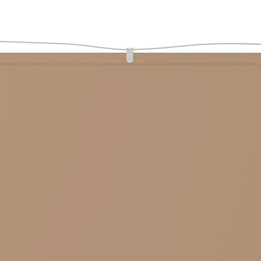 Vidaxl luifel verticaal 60x1000 cm oxford stof taupe