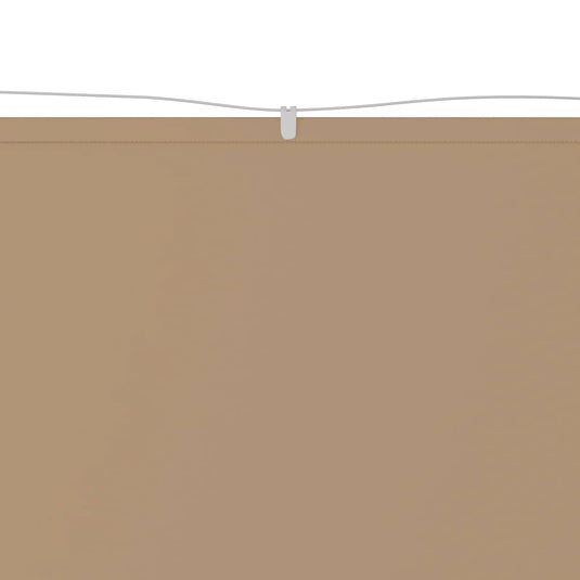 Vidaxl luifel verticaal 60x1200 cm oxford stof taupe