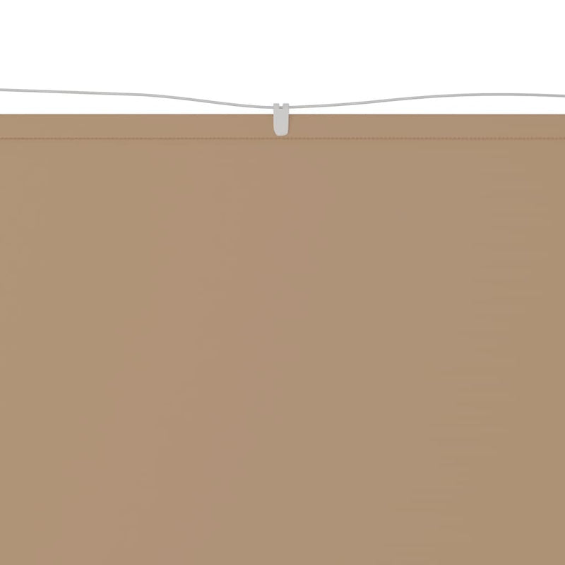 Load image into Gallery viewer, Vidaxl luifel verticaal 100x360 cm oxford stof taupe
